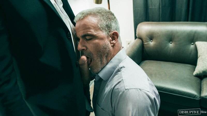 Stepdad Dale Savage shares his boss Chris Damned with stepson Calvin Banks