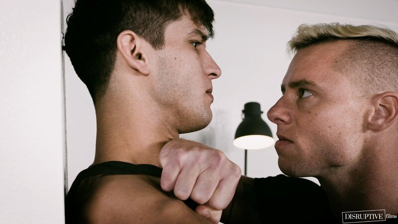 Justin Matthews breeds fellow soldier Elliot Finn in barracks