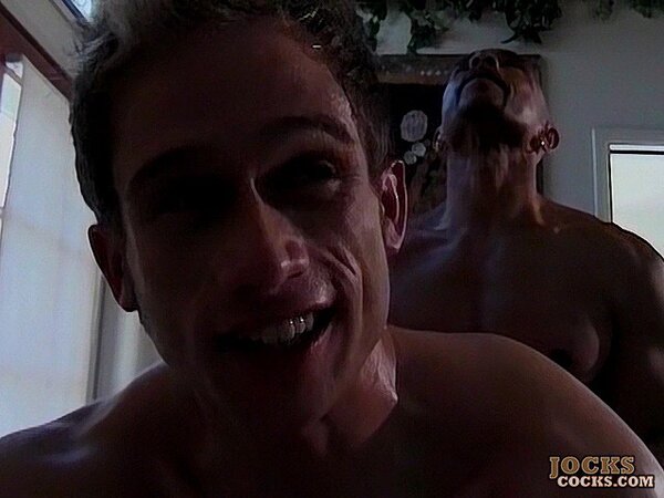 Shahan breeds muscular Ryan Matthews on the sofa