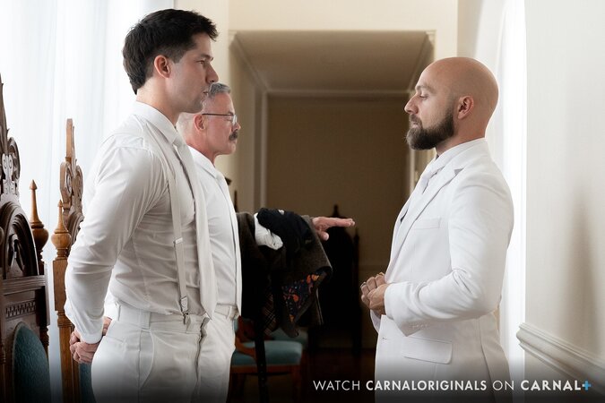 Master Adam Snow deepthroats and breeds apprentice Milo