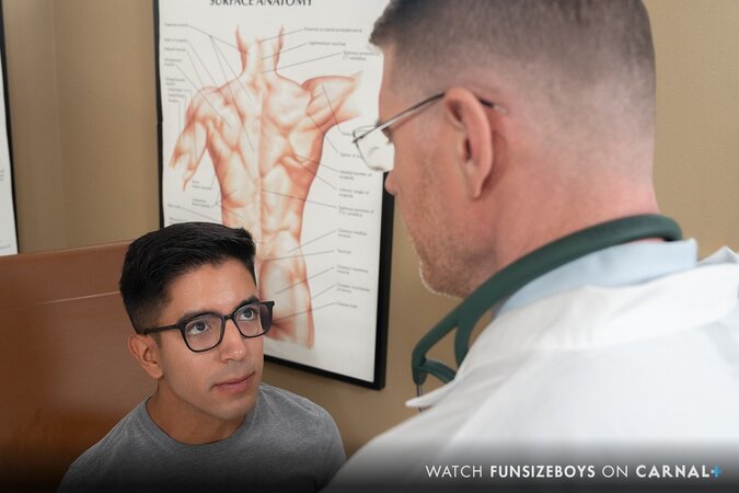 Dr Wolf breeds small Latino Milo Miles after physical