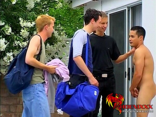 Erik Stellar and Eric Johnson chain fuck with two locals