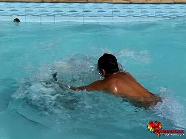 Brazilian pool boys Roger and Gabriel Learth flip fuck raw
