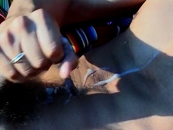 Dean Tarlton breeds long-haired bottom Alex Wilcox outside