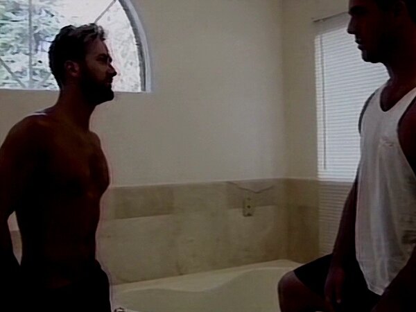 Paul Carringan breeds tall muscle stud Paul Morgan hard