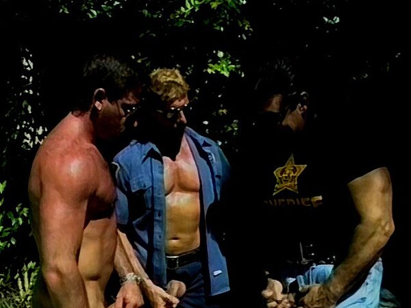 Cock pig cop John Nagel sucks and gets facial from two cops