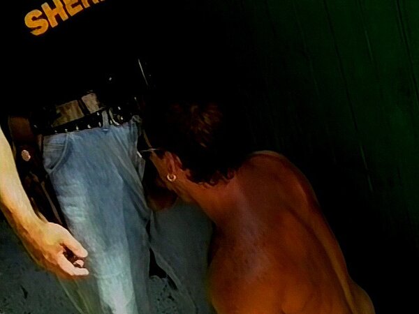 Cock pig cop John Nagel sucks and gets facial from two cops