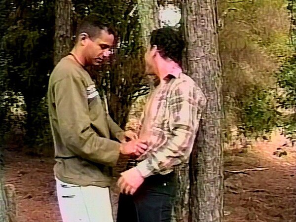 Morgan and Alex DaSilva fuck deep in the bush