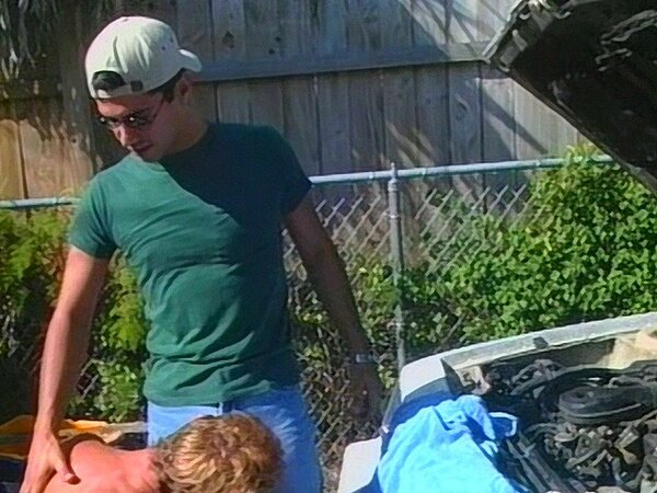 Lorenzo Disantos and John Nagel suck each other outdoors
