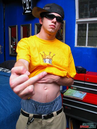 Ian Madrox dares you to spank his bad boy ass