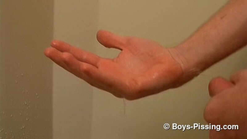 Billy da Kydd pisses in his undies then shoots a thick load