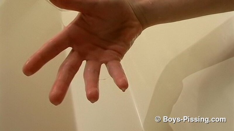 Billy da Kydd pisses in his undies then shoots a thick load