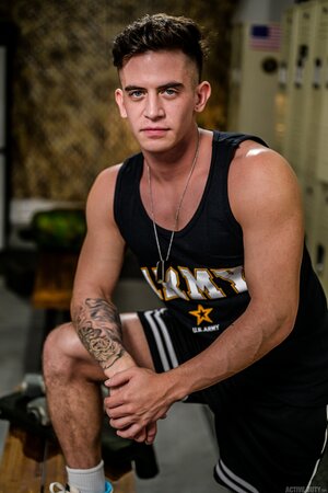 Trevor Brooks discovers the secret locker room cruiser scene on base