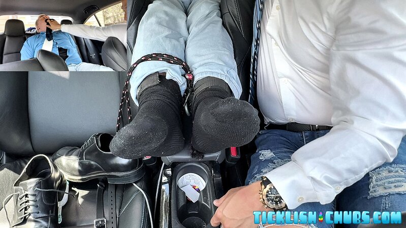 Milus tickles Matt mercilessly in the car