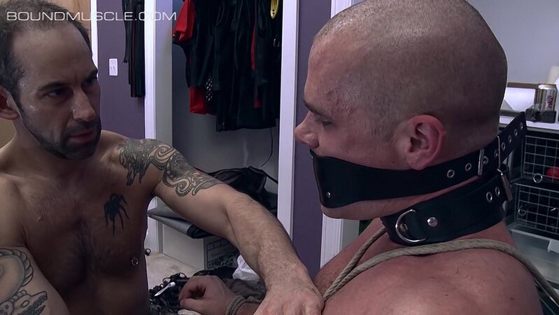 Master Derek Da Silva punishes pup Cullen Cable with riding crop and clothespins