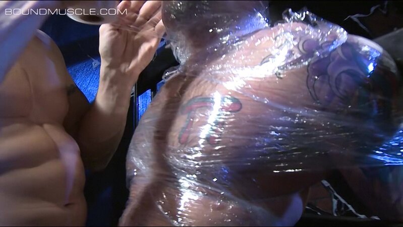 Joe Giovanni traps Drake Jaden in plastic wrap and crushes his balls with steel
