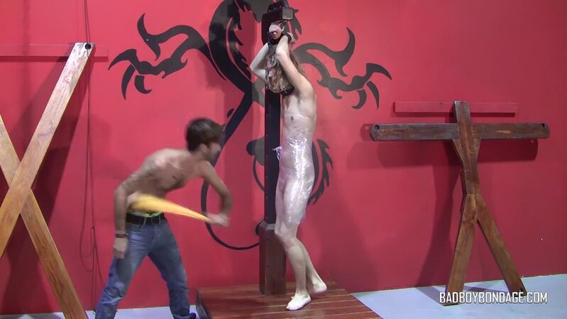 Ryann Ruckers straps Chris Wayne to the wall and uses every toy to break him