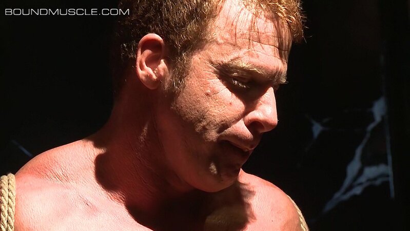 Derek Pain gets milked dry by Master Mulengro while still tightly roped up
