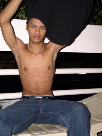 Freshly 18 Filipino twink Ascotte poses and strokes his cute cock for the first time