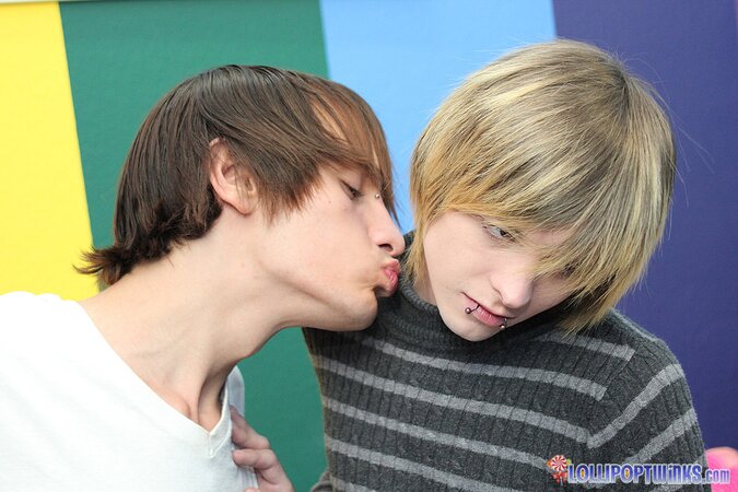 Nervous tattooed twink Miles Pride finally goes all the way with Dean