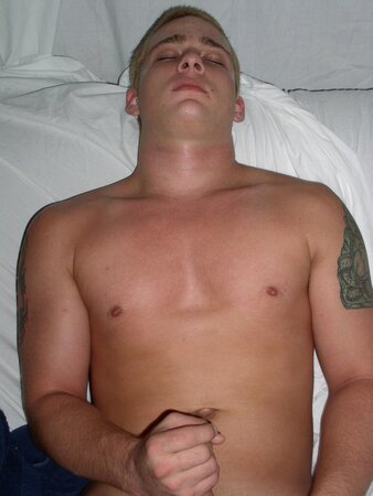 Cute chubby twink shows off his soft belly and strokes his young cock