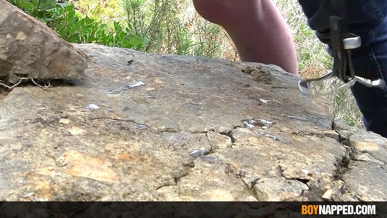 Cameron James gets used raw by Sean Taylor and Master Sebastian Kane outdoors