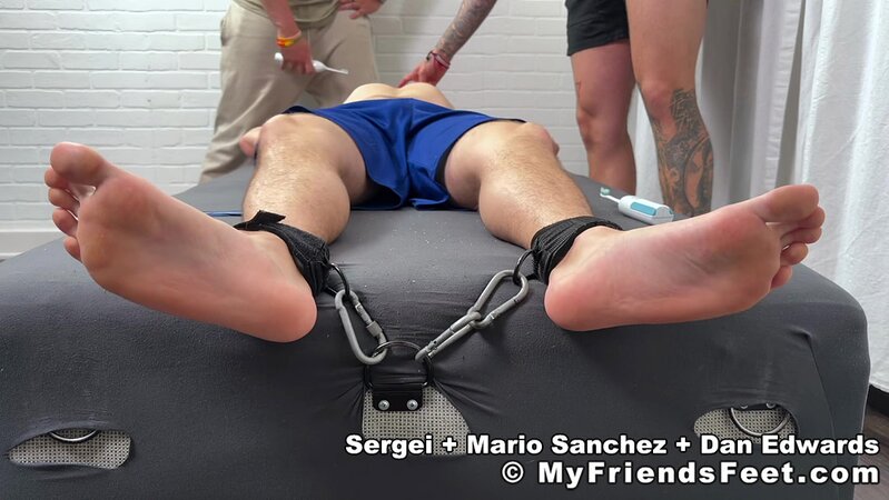 Mario Sanchez and Dan Edwards team up to break Sergei with nonstop tickle fun