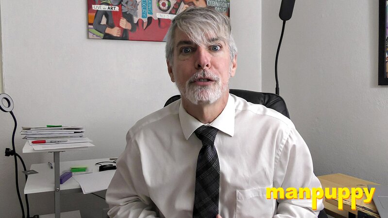 Tutor Richard Lennox gives a student a sock footjob while having him to stay on camera