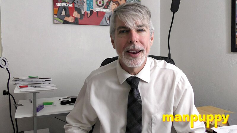 Tutor Richard Lennox gives a student a sock footjob while having him to stay on camera