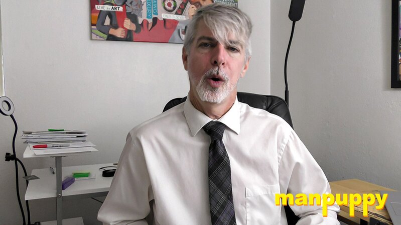 Tutor Richard Lennox gives a student a sock footjob while having him to stay on camera