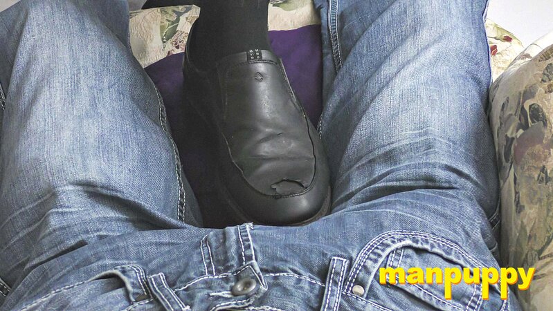 Tutor Richard Lennox gives a student a sock footjob while having him to stay on camera