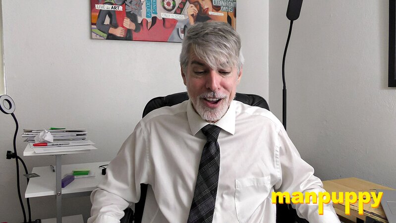 Tutor Richard Lennox gives a student a sock footjob while having him to stay on camera