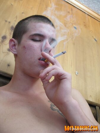 Straight buddies Cain and Gabriel smoke and jerk each other off