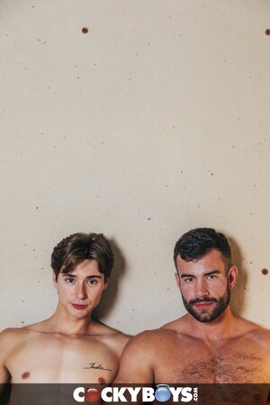 Jeremiah Johnson smokes heavily while playing with his huge twink dick