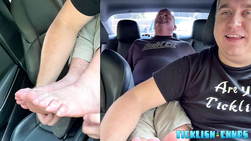 GottaluvBB tickles and worships Matt's bare feet before making him squirm for more