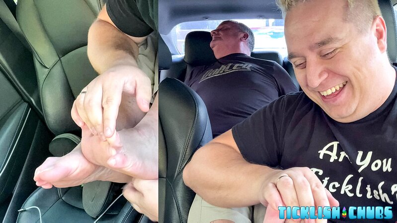 GottaluvBB tickles and worships Matt's bare feet before making him squirm for more