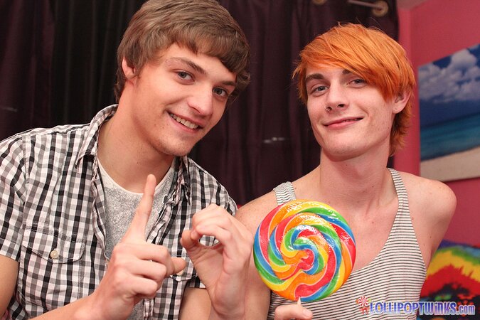 Preston Andrews and Blake Allen celebrate 100 scenes with raw twink sex