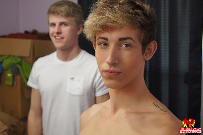 Blake Mast gives Cal Kennedy a hard fuck and paints his face with thick cum