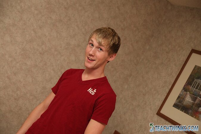Hayden Chandler strokes his cock while thinking about hot guys and parties