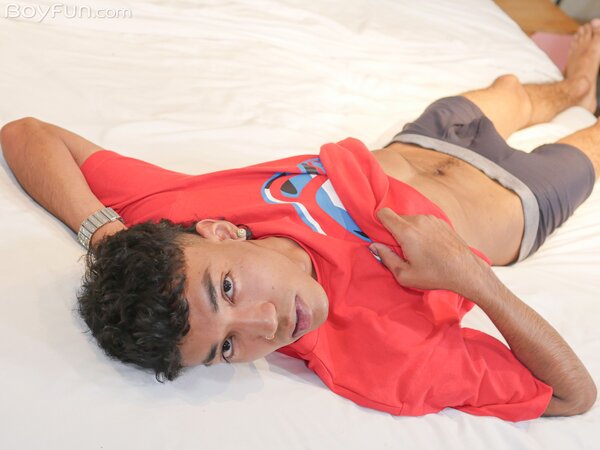 Lucas Blake auditions with a slow sensual solo stroke session