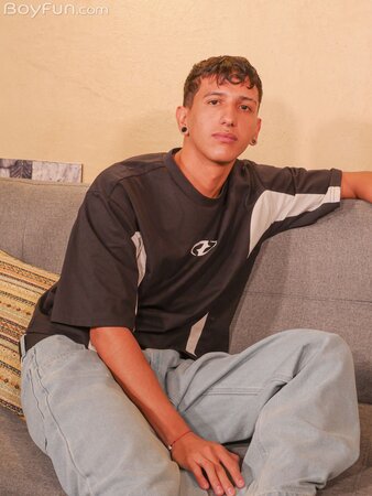 Jake Cruz auditions by stroking his hard cock for the camera
