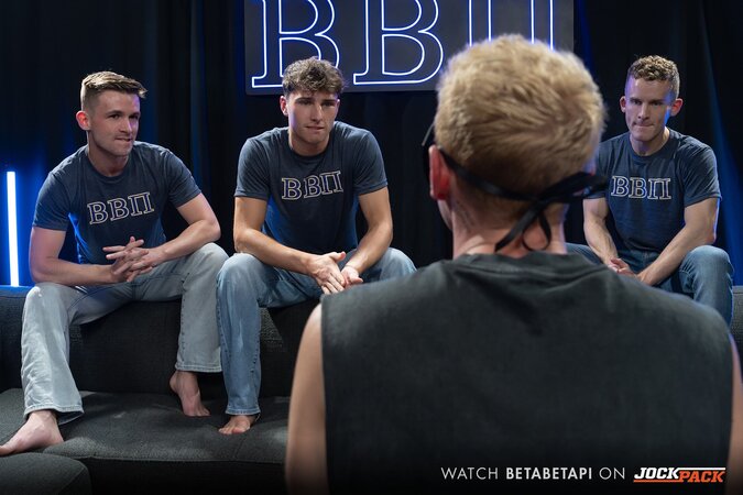Dylan Tides long dicks the broken in pledge cunt of Grayson Cole bareback