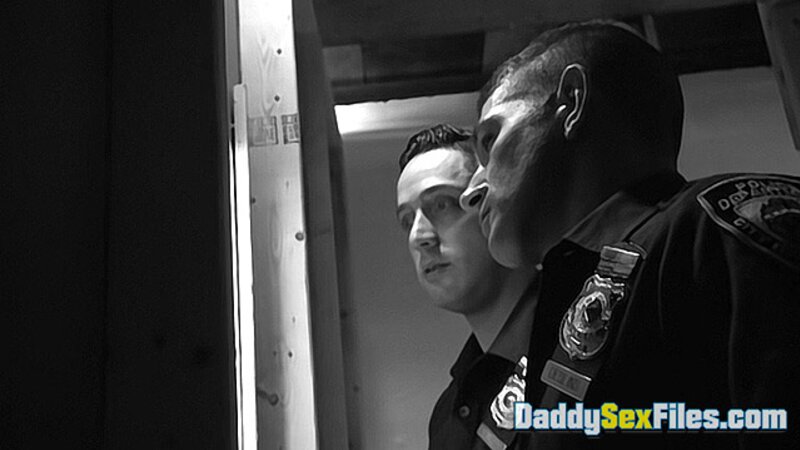 Officers Andrew Fitch and Johnny Hazzard bust Dirk Caber and Rex Dakota