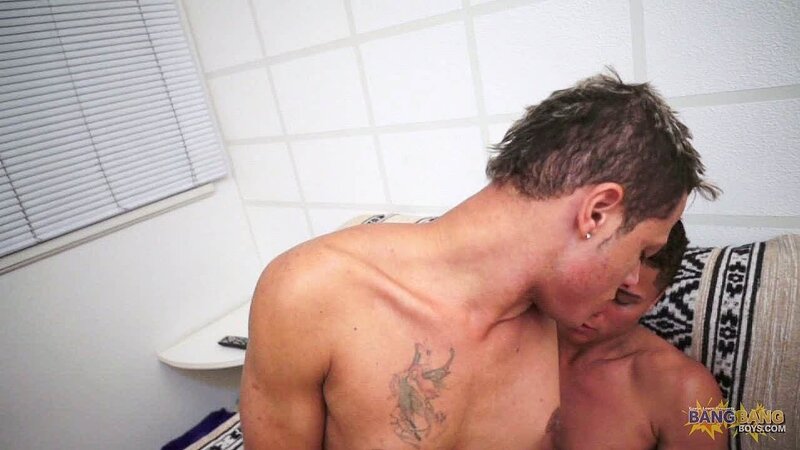 Jacson begs for every thick inch of Alison inside his bareback ass