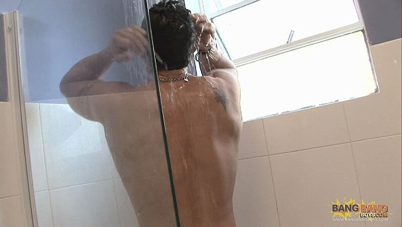 Go-go stud Nikko returns for a hot and sensual bathroom solo performance