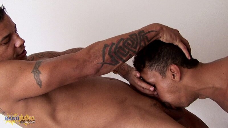 Anderson face fucks Renato before delivering a raw and relentless fuck