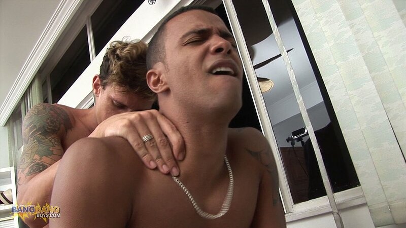 Samuel lets Romulo deep throat him before flipping him over for a raw pounding