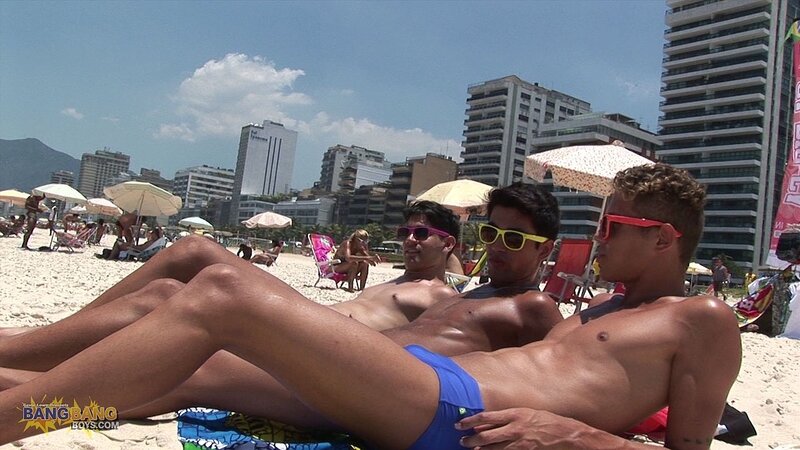 Mikael Pezzine gets sandwiched between Gustavo Henry and Tony D in a threesome