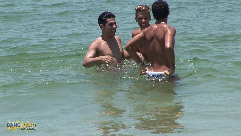 Mikael Pezzine gets sandwiched between Gustavo Henry and Tony D in a threesome