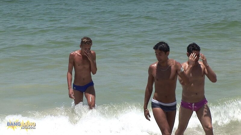 Mikael Pezzine gets sandwiched between Gustavo Henry and Tony D in a threesome